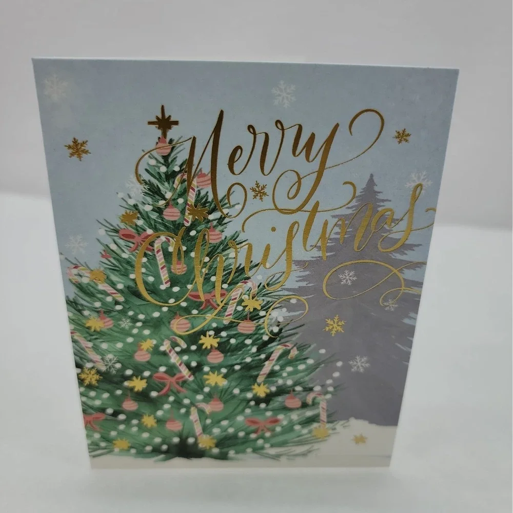 Papyrus embossed merry